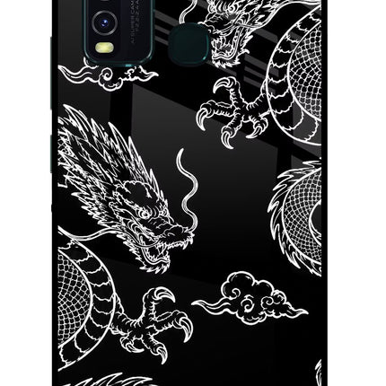 Twin Dragons Vivo Y30/Y50 Glass Case