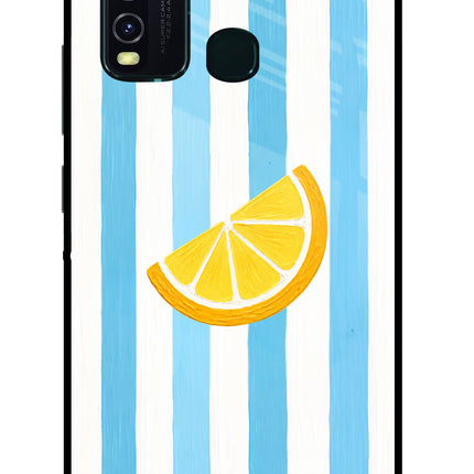 Summer Lemon Vivo Y30/Y50 Glass Case