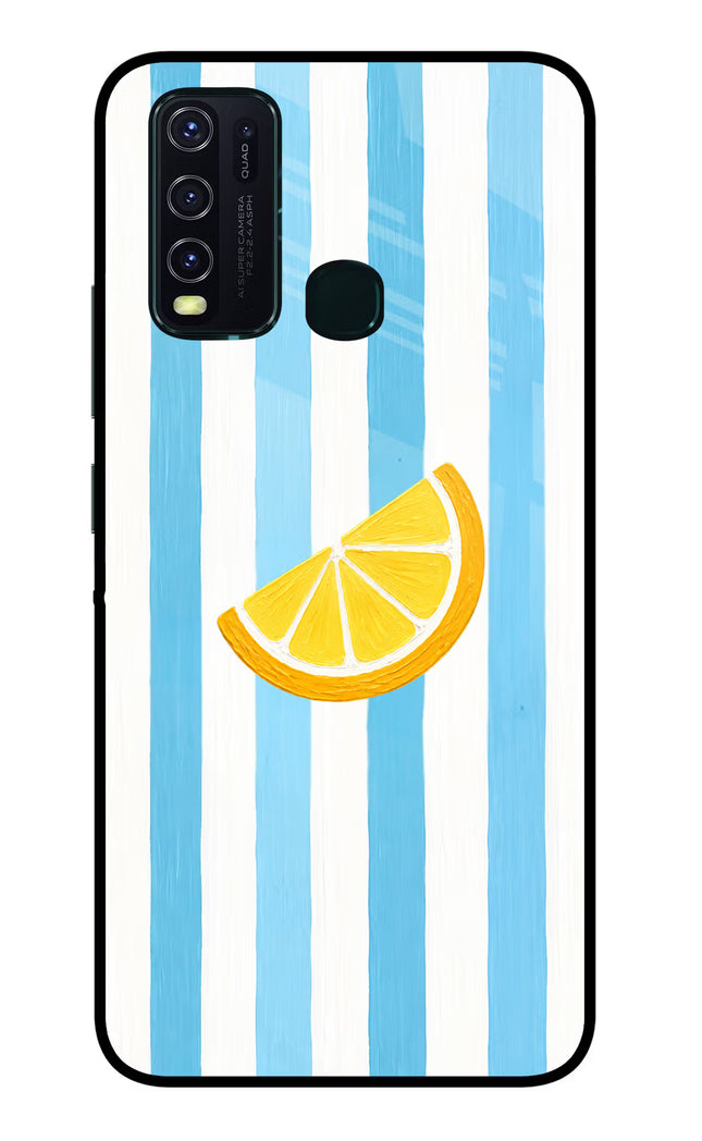 Summer Lemon Vivo Y30/Y50 Glass Case