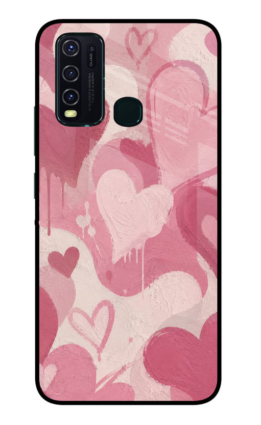 Hearty case Vivo Y30/Y50 Glass Case