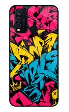 Graffiti Vibe Vivo Y30/Y50 Glass Case
