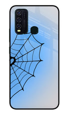 Blue Web Vivo Y30/Y50 Glass Case