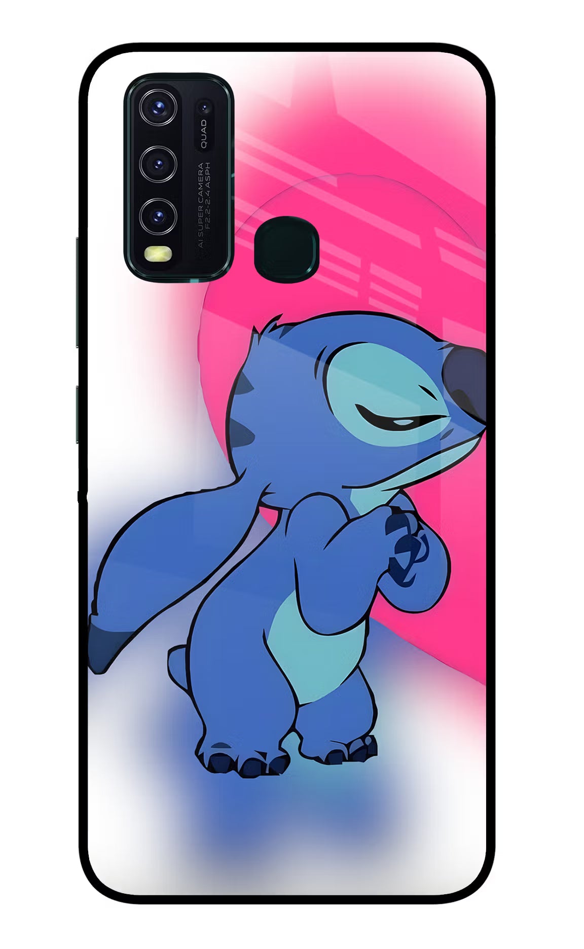 Stitch Hug Vivo Y30/Y50 Glass Case