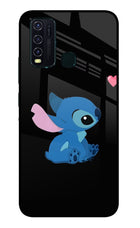 Stitch Crush Vivo Y30/Y50 Glass Case