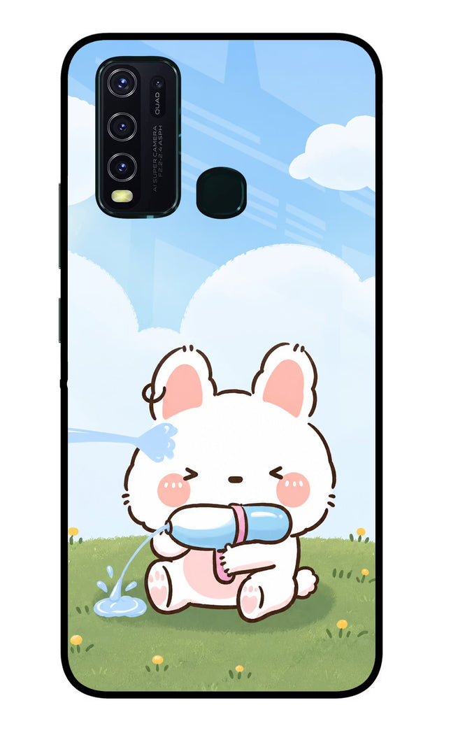Bunny Treat Vivo Y30/Y50 Glass Case