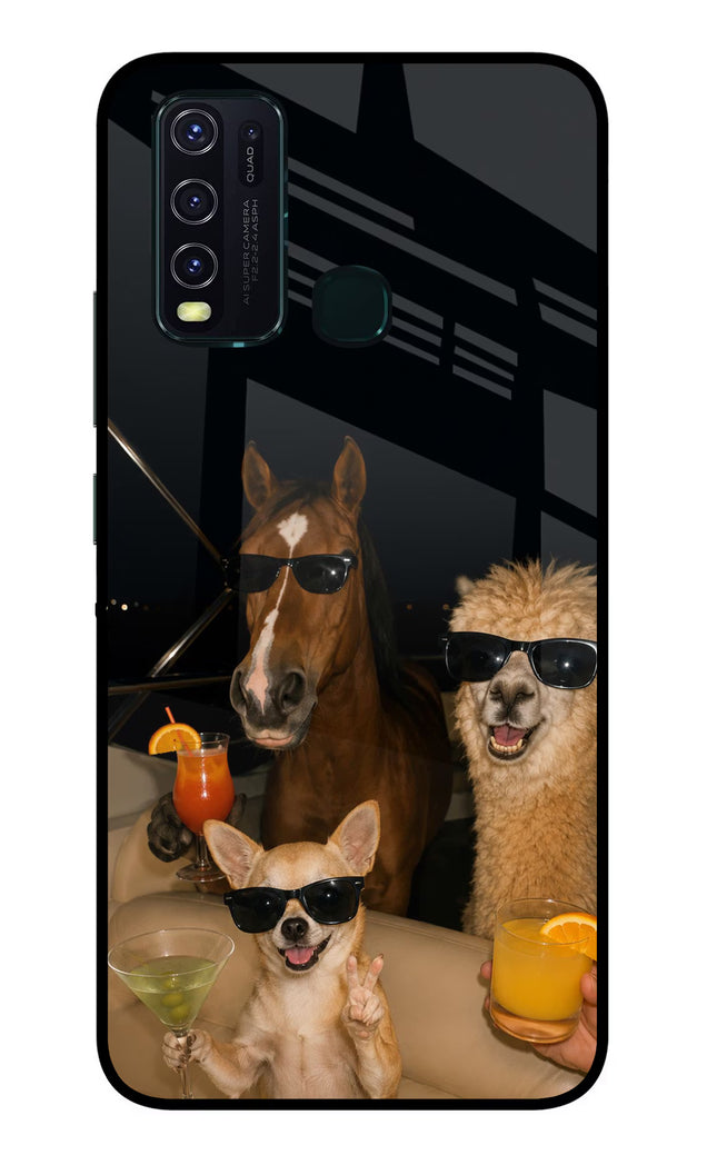 Party Squad Vivo Y30/Y50 Glass Case