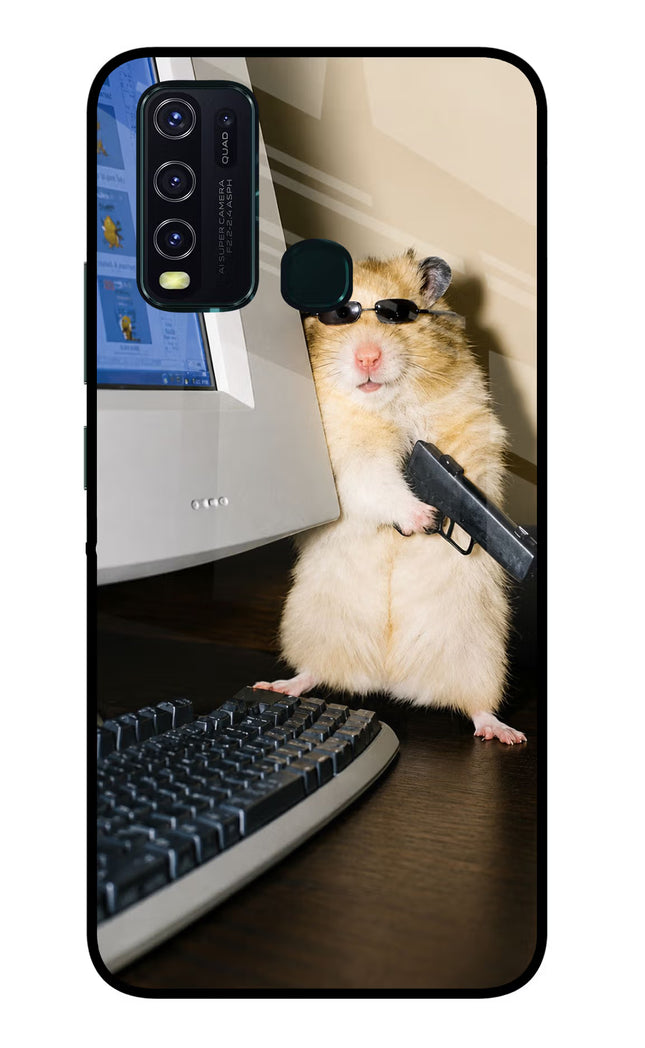 Hacker Hamster Vivo Y30/Y50 Glass Case