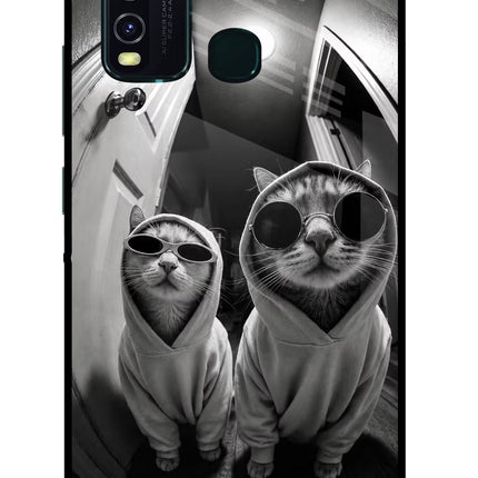 Hood Cats Vivo Y30/Y50 Glass Case