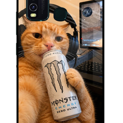 Gamer Cat Energy Vivo Y30/Y50 Glass Case