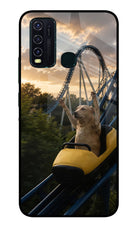 Rollercoaster Dog Vivo Y30/Y50 Glass Case