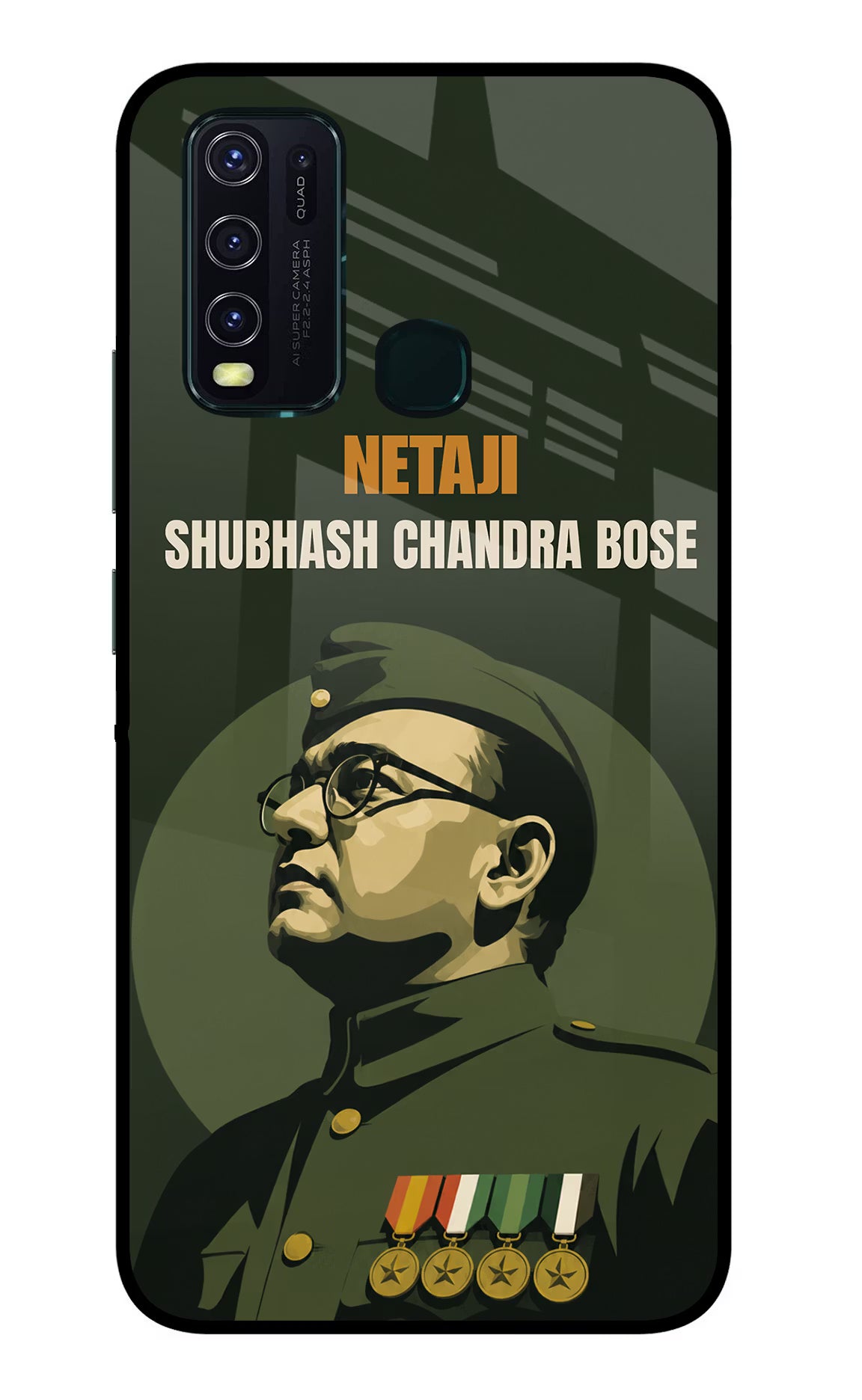 Netaji Legacy Vivo Y30/Y50 Glass Case