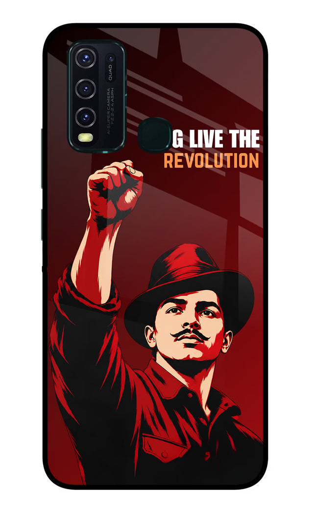 Bhagat Singh Revolution Vivo Y30/Y50 Glass Case