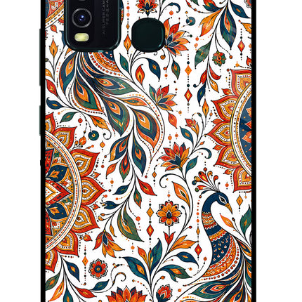 White Mayura Vivo Y30/Y50 Glass Case