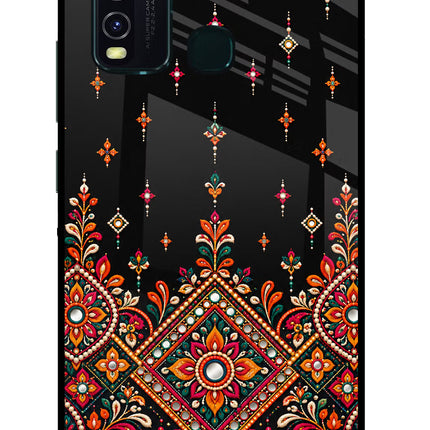 Noir Mehfil Vivo Y30/Y50 Glass Case