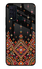 Noir Mehfil Vivo Y30/Y50 Glass Case