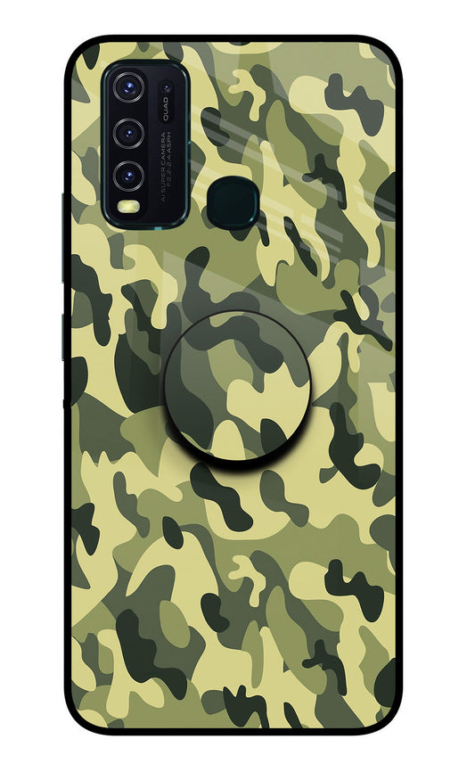 Camouflage Vivo Y30/Y50 Glass Case