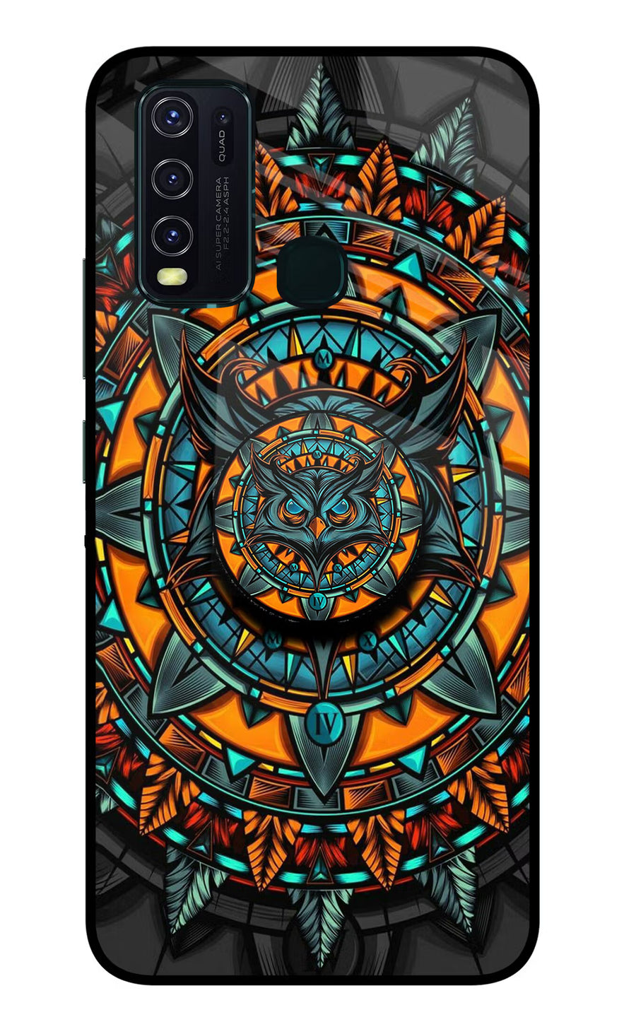 Angry Owl Vivo Y30/Y50 Pop Case, Glass case