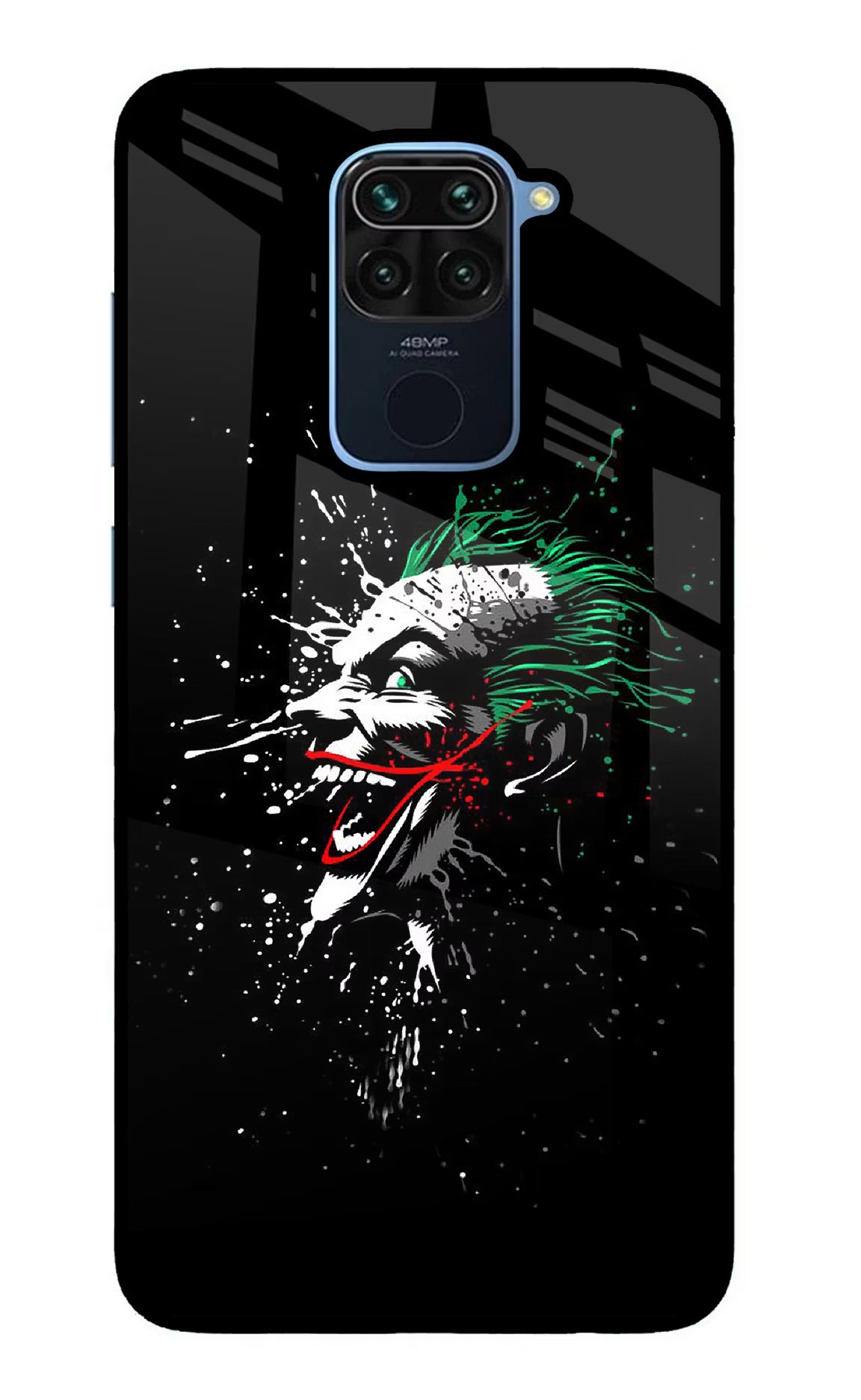 Joker Redmi Note 9 Glass Case Back Cover by Casekaro