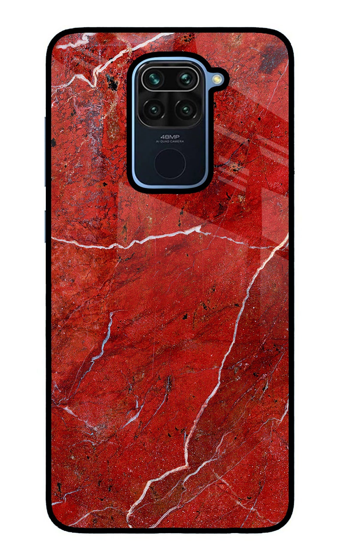 Red Marble Design Redmi Note 9 Back Cover