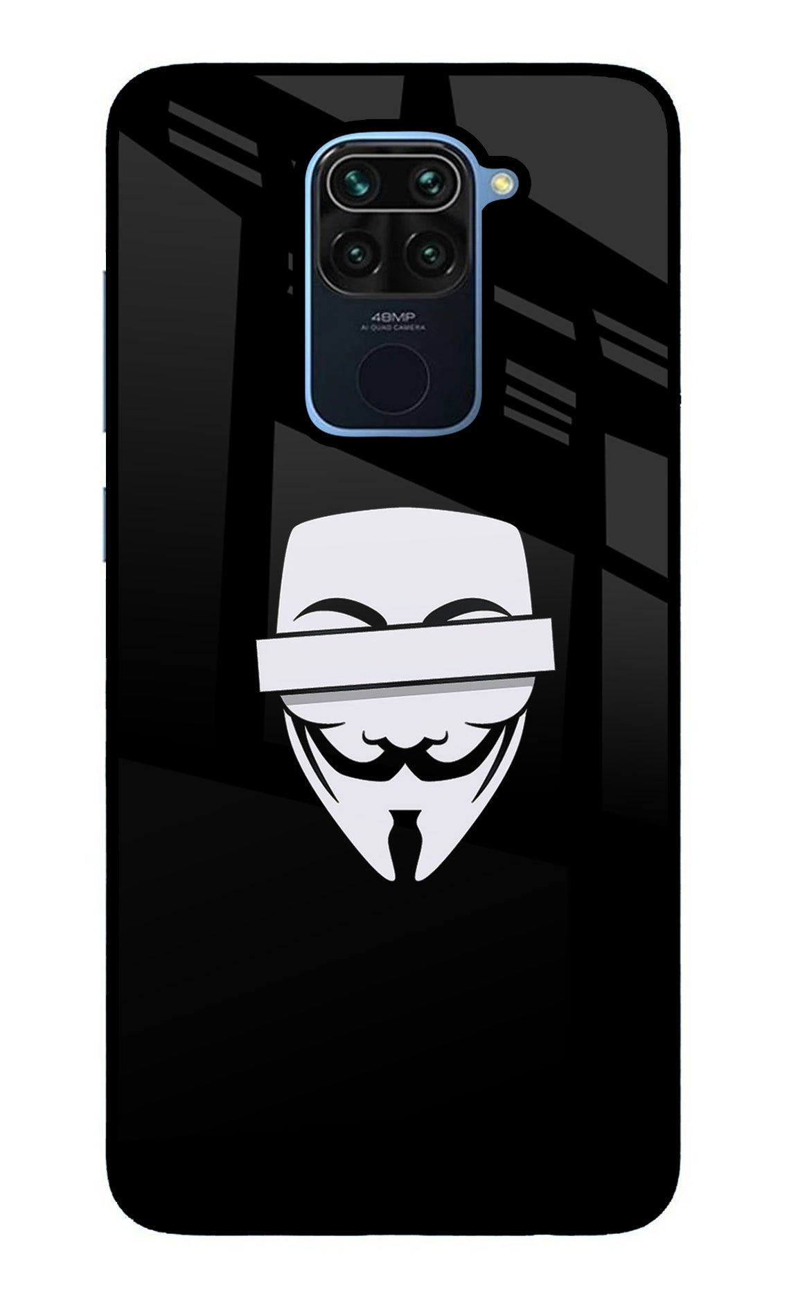 Anonymous Face Redmi Note 9 Back Cover