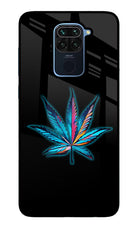 Weed Redmi Note 9 Glass Case Back Cover by Casekaro