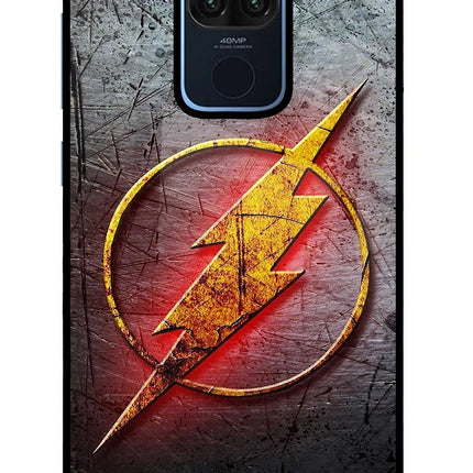 Flash Redmi Note 9 Glass Case Back Cover by Casekaro