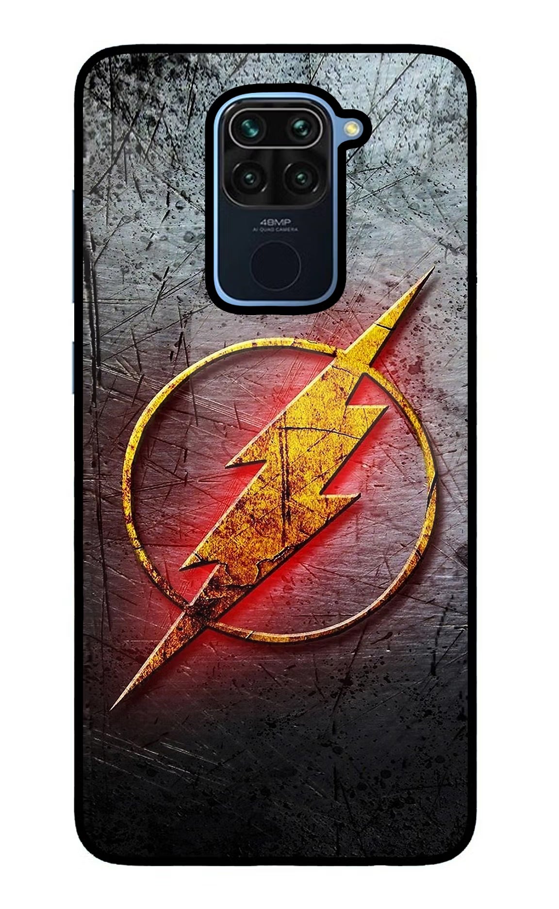 Flash Redmi Note 9 Glass Case Back Cover by Casekaro