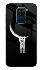 Moon Space Redmi Note 9 Glass Case