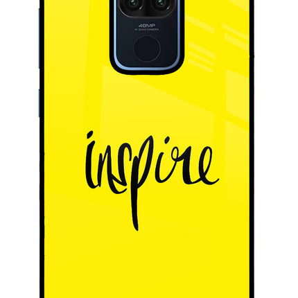 Inspire Redmi Note 9 Glass Case Back Cover by Casekaro