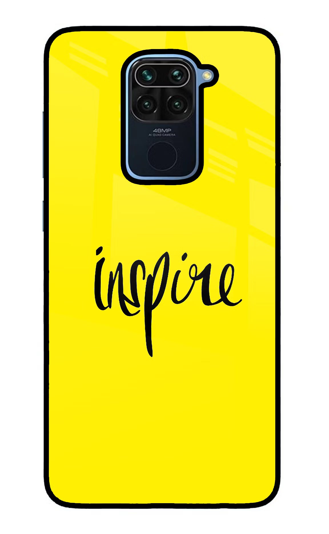 Inspire Redmi Note 9 Glass Case Back Cover by Casekaro