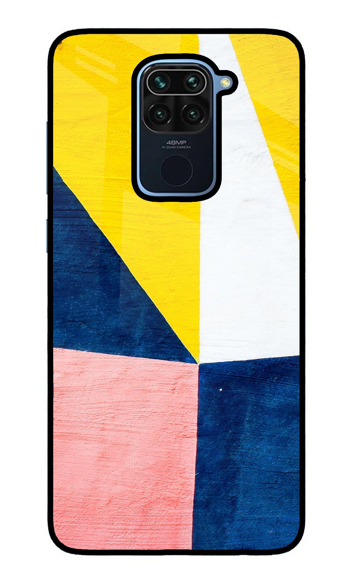 Colourful Art Redmi Note 9 Glass Case