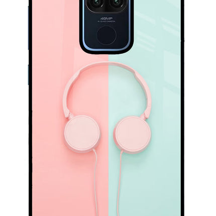 Music Lover Redmi Note 9 Glass Case Back Cover by Casekaro