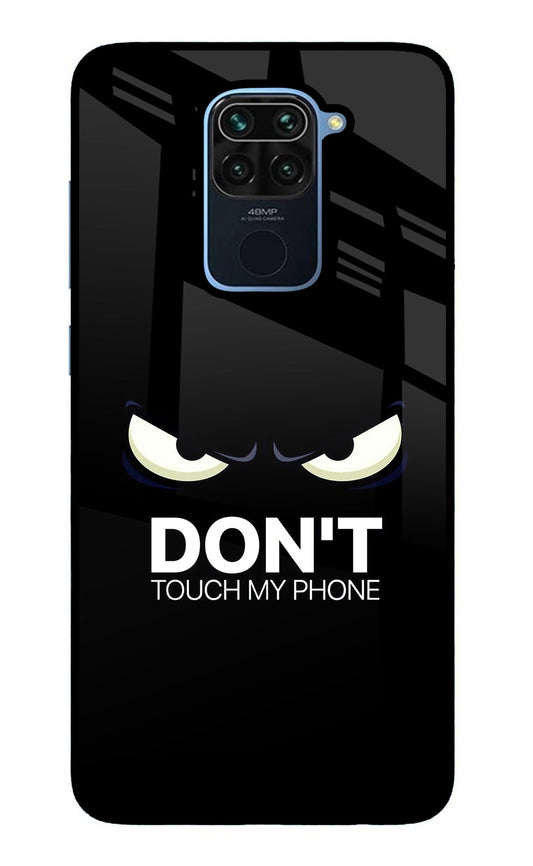 Don'T Touch My Phone Redmi Note 9 Glass Case