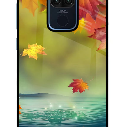 Flowers Redmi Note 9 Glass Case Back Cover by Casekaro