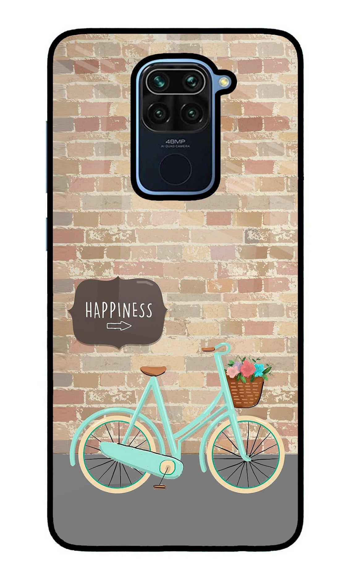 Happiness Artwork Redmi Note 9 Back Cover