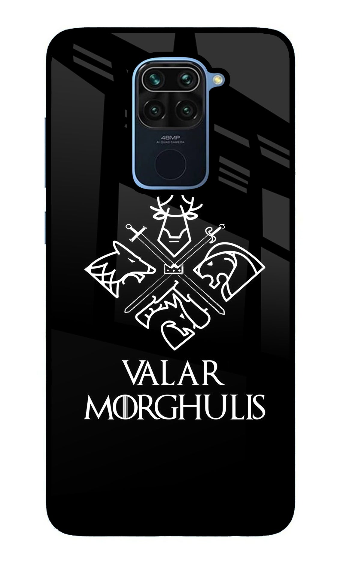 Valar Morghulis | Game Of Thrones Redmi Note 9 Glass Case