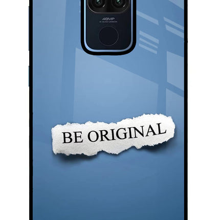 Be Original Redmi Note 9 Glass Case Back Cover by Casekaro