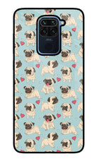 Pug Dog Redmi Note 9 Glass Case Back Cover by Casekaro