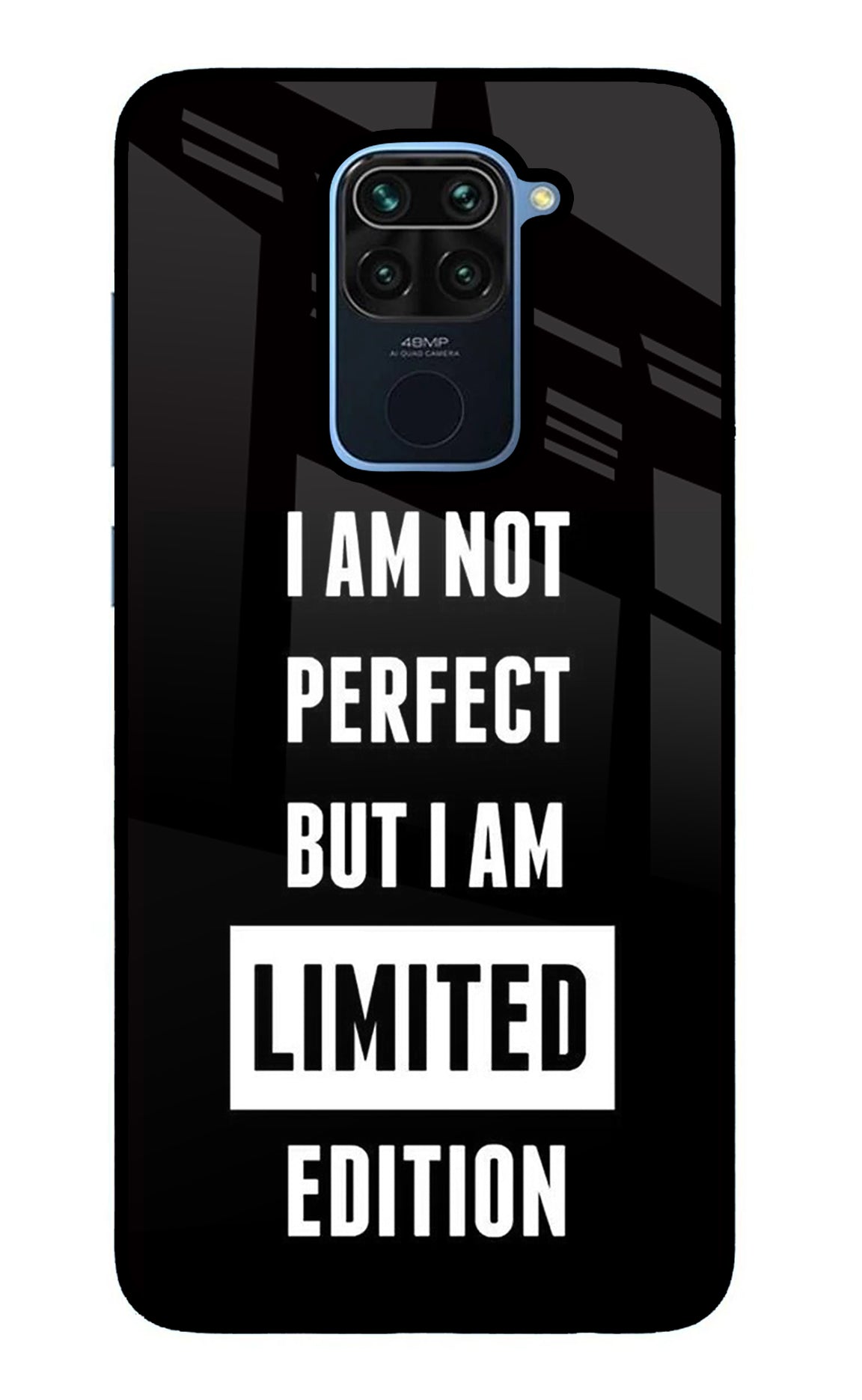 I Am Not Perfect But I Am Limited Edition Redmi Note 9 Back Cover