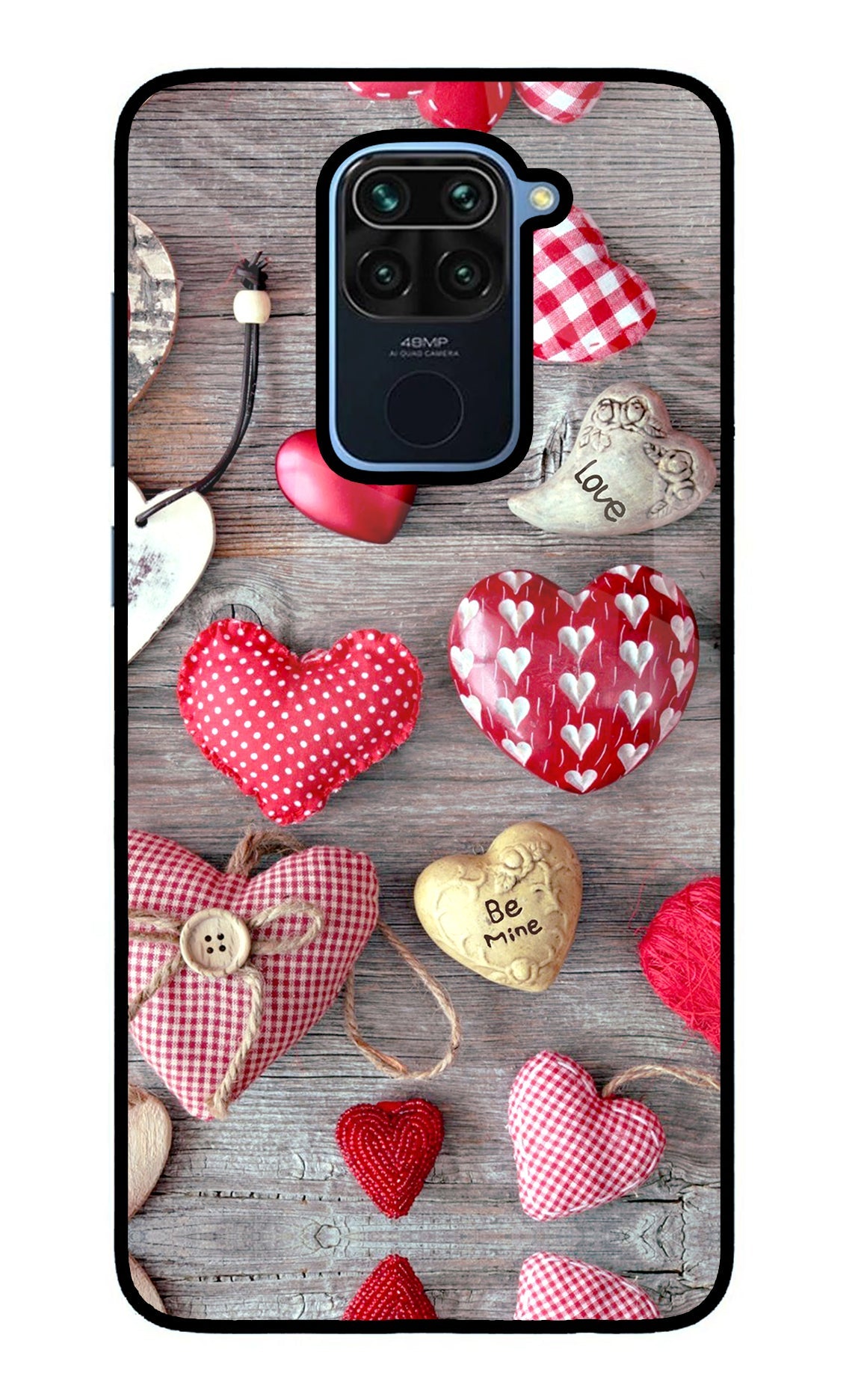 Love Wallpaper Redmi Note 9 Glass Case