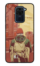Adventurous Redmi Note 9 Glass Case Back Cover by Casekaro