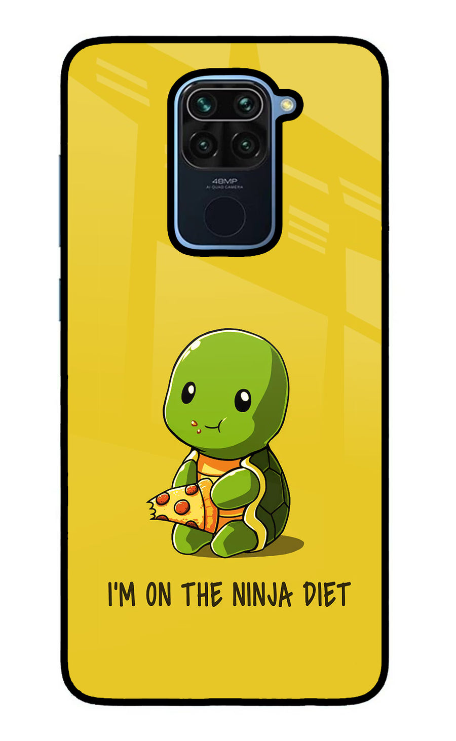I'm on Ninja Diet Redmi Note 9 Back Cover, Glass case