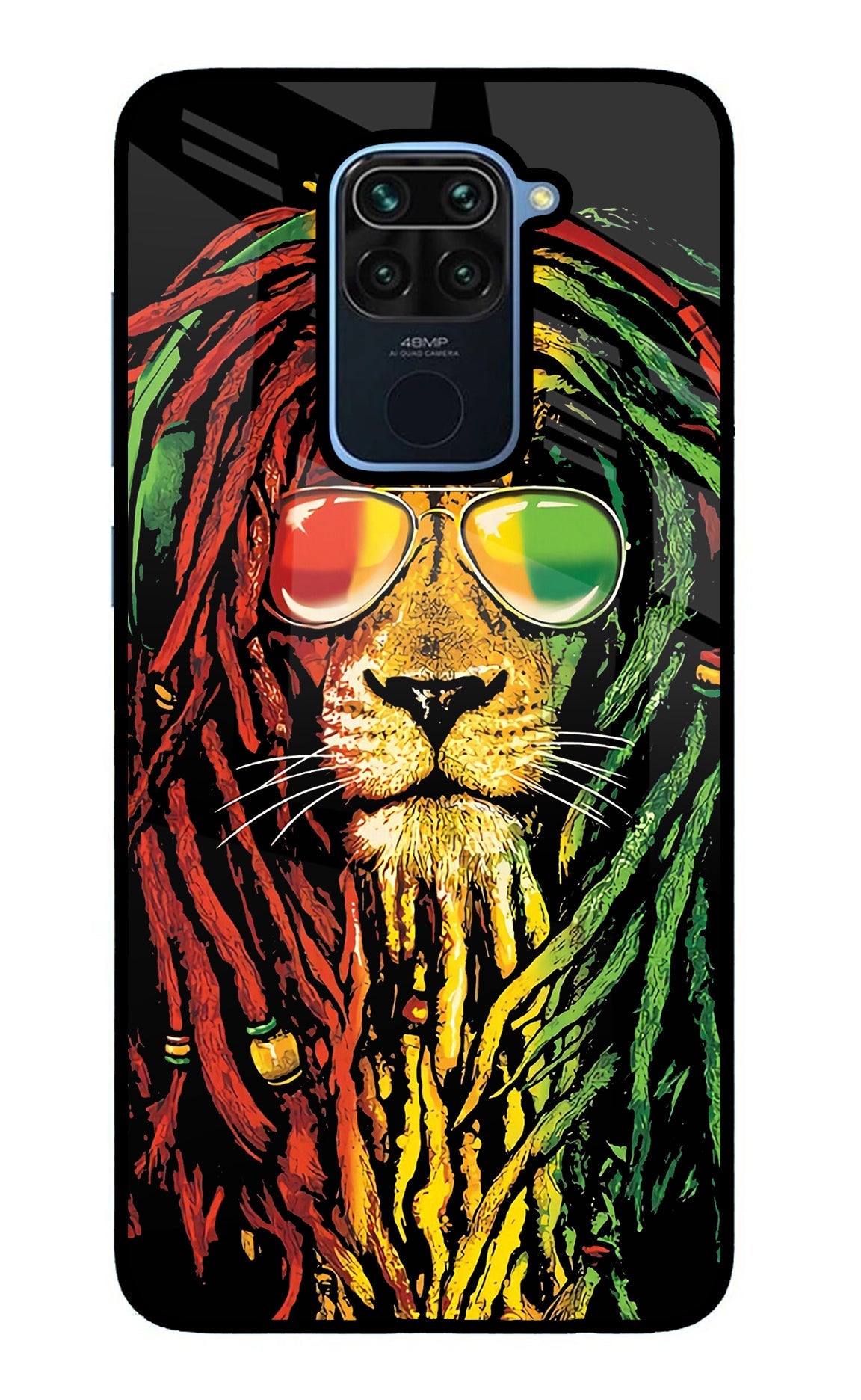 Rasta Lion Redmi Note 9 Back Cover