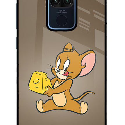 Jerry Redmi Note 9 Glass Case Back Cover by Casekaro