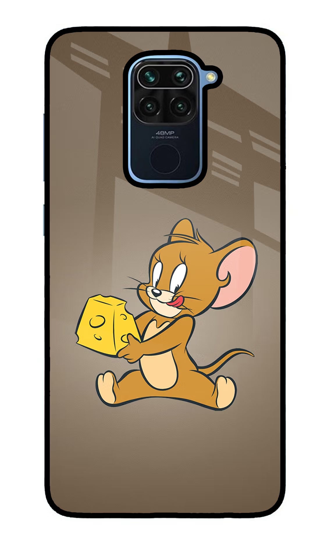 Jerry Redmi Note 9 Glass Case Back Cover by Casekaro