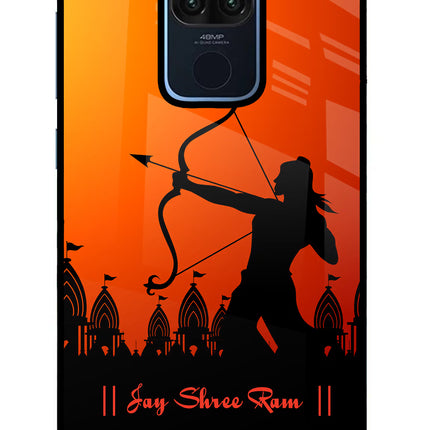 Lord Ram - 4 Redmi Note 9 Glass Case Back Cover by Casekaro