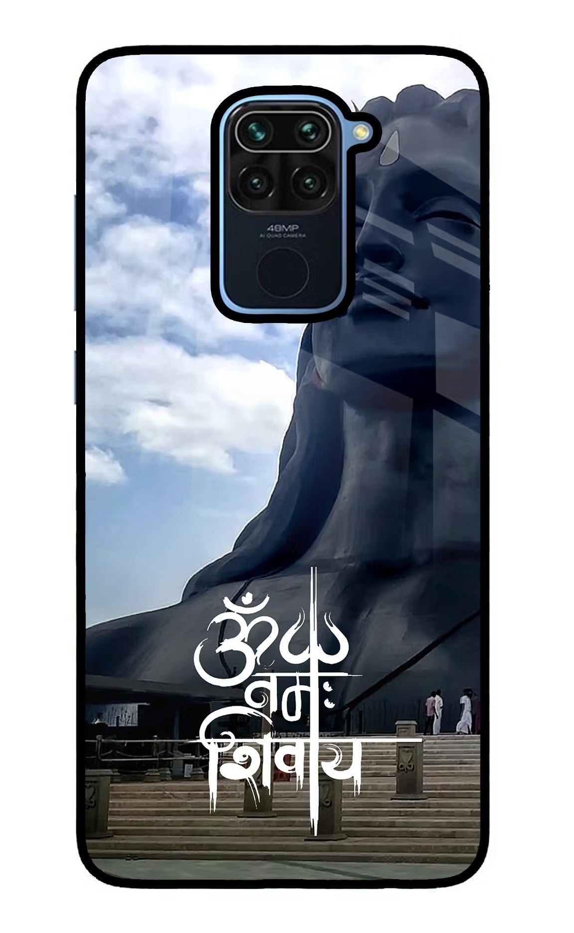 Om Namah Shivay Redmi Note 9 Glass Case