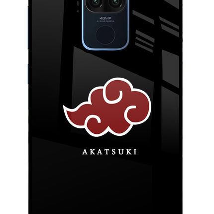 Akatsuki Redmi Note 9 Glass Case Back Cover by Casekaro