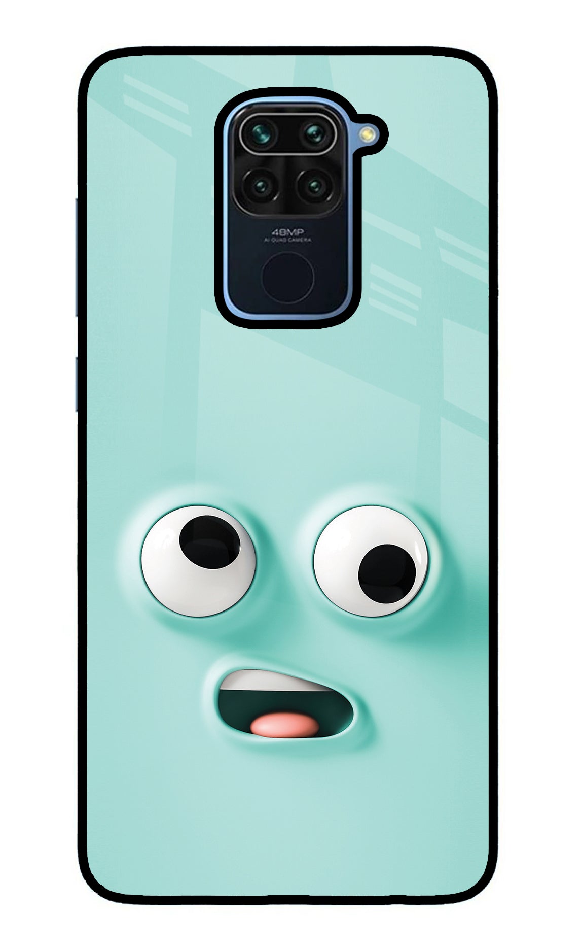 Funny Cartoon Redmi Note 9 Glass Case