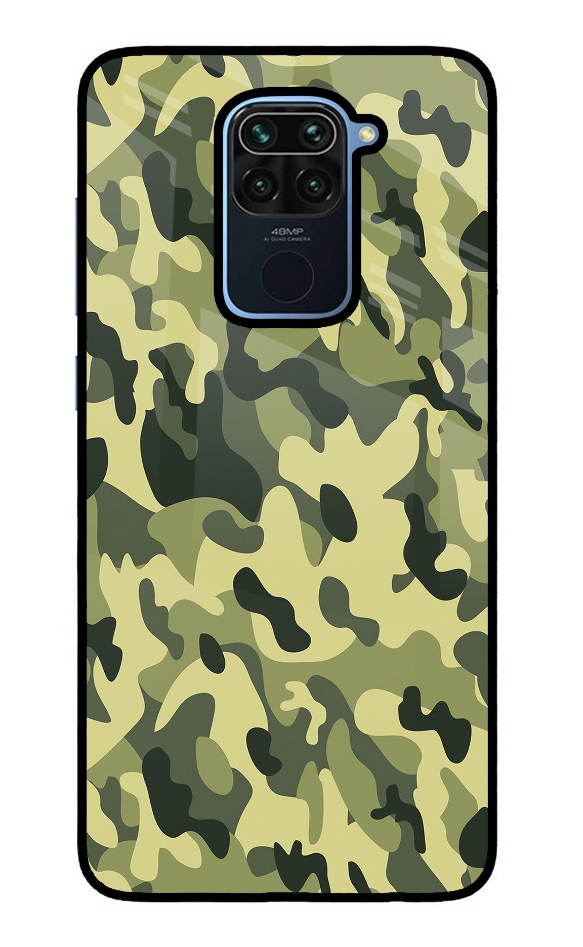 Camouflage Redmi Note 9 Back Cover